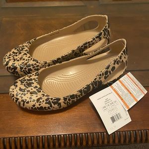 Crocs Leopard Kadee Flat